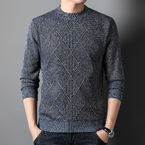 온기가득 기모 도톰 라운드넥 니트 스웨터(3color)